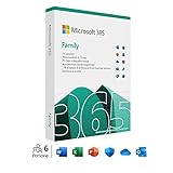 Microsoft 365 Family - Fino a 6 persone - Per PC/Mac/tablet/cellulari - Abbonamento di 12 mesi