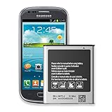 Batteria per Samsung Galaxy S3 Mini 1600 mAh (senza NFC), batteria di ricambio ad alta potenza, compatibile con Samsung Galaxy S3 Mini GT-i8190, Ace 2 GT-i8160, S Duos GT-S7562, S7568