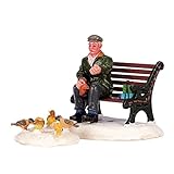 Lemax Christmas – set da 2 uomo che nutre piccioni (42905).