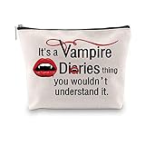 The Vampire Diaries Merch - Astuccio per il trucco dei vampiri Diaries, regalo "It s A Vampire Diaries", Borsa Vampiro,