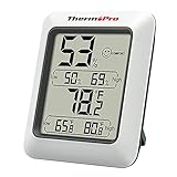 ThermoPro TP50 Termometro Igrometro Digitale per Ambiente Misuratore di Umidità e Temperatura Interno per Casa Termoigrometro Professionale per Misura Stanza