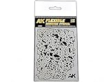 AK-Interactive Weathering Flessibile Airbrush Stencil 1/48 & 1/72 Scale Tool