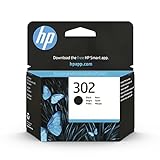 HP 302 Nero, F6U66AE, Cartuccia Originale HP da 190 pagine, Compatibile con Stampanti HP DeskJet 1110, 2130 e 3630, HP OfficeJet 3830 e 4650