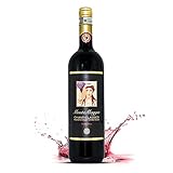 Montemaggio - Vino Rosso Secco Biologico Toscano | Chianti Classico Riserva di Montemaggio | Affinamento Lungo | DOCG | Fresco e Ricco di Sapore | Merlot/Sangiovese | Regalo | Amanti del Vino | 0.75L
