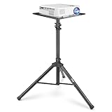Dana Trading Projector Stand - Height & Angle Adjustable Tripod Stand - Hold Laptops, Computers, DJ Equipment & Projectors - Heavy Duty Stage, Studio, & Office Events - Extends 30   to 55"