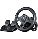 Superdrive - Sv450 Racing Wheel con Pedali, Shift & Vibration - Xbox X/Series, Switch, PS4, Xbox One, PC (Programmabile Per Tutti I Giochi