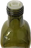 6 Bottiglie Per Olio E Liquore 1000 ml - Marasca Quadre Vuote In Vetro Scuro Uvag con Dosatore Olio Salvagoccia e Tappo Ermetico - Made In Italy - Uso professionale e domestico