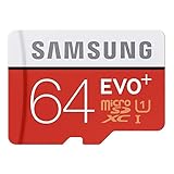 Samsung 64GB Evo Plus microSDXC CL10 UHS-1 Memory Card (velocità Fino a 80MB/Sec)