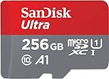 SanDisk 256 GB Ultra microSDXC UHS-I scheda, con adattatore SD, fino a 150 MB/s, prestazioni dell app A1, Classe 10, U1