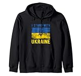 Sono con l"Ucraina Sono per l"Ucraina non mi arrendo mai Felpa con Cappuccio