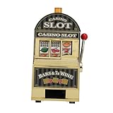 Slot Machine Jumbo con Suono, Salvadanaio con Slot, Salvadanaio Decorativo, Slot Machine con Salvadanaio per Bambini e Adulti