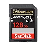 SanDisk 128 GB Extreme PRO scheda SDXC + RescuePRO Deluxe, fino a 200 MB/s, UHS-I, Classe 10, U3, V30