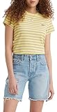 Levi s Perfect Tee, Donna, Cool Stripe Powdered Yellow, L