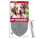 Advantix® Spot-on antiparassitario per Cani da 10 kg a 25 Kg, 6 pipette da 2,5 ml. Elimina zecche, pulci, pidocchi e larve di pulce . Protegge da zanzare, pappataci e rischio di leishmaniosi.
