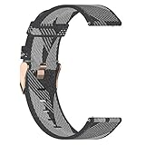 AWADUO - Cinturino di ricambio in nylon da 22 mm, compatibile con Fossil Gen 5 Carlyle HR/Fossil da uomo Sport/Fossil Hybrid Smartwatch HR/Fossil Gen 5 Carlyle, morbido e resistente