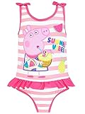 Peppa Pig Costumi Bagno Costume Bambina Mare | Costume da Bagno Estate Rosa 2-3 Anni