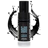 King Kong State – Vernice da ritocco nero lucido – 1 strato di vernice per la riparazione di urti da pietrisco e graffi sull auto (effetto lucido)