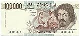 Cartamoneta.com 100000 Lire Banca d Italia Caravaggio I Tipo Lettera C 01/12/1986 FDS-/FDS