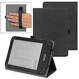 VOVIPO Custodia protettiva universale per Kindle Paperwhite Kobo E-book, 6 pollici, custodia a portafoglio compatibile con l e-reader Sony/Kobo/Tolino/Pocketbook/Kindle da 6 pollici, colore: nero
