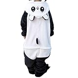 kigurumi pigiami animali da bimbi bambini tuta costume carnevale Halloween festa cosplay unisex-L/10-12years-Panda