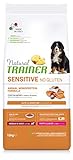 Natural Trainer Sensitive No Gluten Cibo per Cani Puppy&Junior con Salmone - 12kg