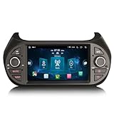 GONFEN 7 pollici 8-Core Android 12 Autoradio GPS Navigatore per FIAT Fiorino Qubo Citroen Nemo Peugeot Bipper Supporto Touchscreen Bluetooth Wireless Carplay Android Auto WiFi DSP RDS 4GB RAM+64GB ROM