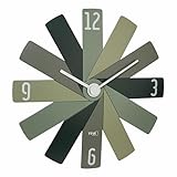 TFA Dostmann Orologio Clock in The Box, 60.3020.04, orologio da parete analogico, senza ticchettio, lunga durata della batteria, per camera da letto, cucina, studio, colore verde