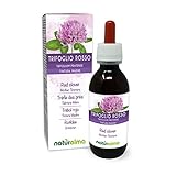 Trifoglio rosso (Trifolium pratense) erba con fiori Tintura Madre analcoolica NATURALMA | Estratto liquido gocce 120 ml | Integratore alimentare | Vegano