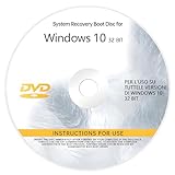 Reinstallare DVD Per Windows 10 Tutte le versioni 32 bit. Recuperare, ripristinare, riparare disco di avvio