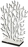 Mopec W1808 Bianco Figura Corallo Legno 8 x 19 cm, Taglia Unica decorativa, 19cm