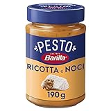 Barilla Pesto Ricotta e Noci, Pesto alla Siciliana, Senza Glutine, Sugo Pronto per Pasta, 190 g