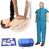 ZMIN Full-Corpo Pronto Soccorso CPR Kit di Allenamento, Manichino BLS Rianimazione Adulto per la Formazione di Primo Soccorso CPR Manichino Didattico