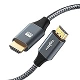 Twozoh Cavo HDMI 4K 2M, Cavo HDMI 2.0 da 18 Gbps ad alta velocità, Cavo HDMI intrecciato compatibile con PS5, PS3, PS4, PC, proiettore, HDTV, Xbox