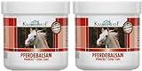 Kräuterhof Balsamo per cavalli riscaldante, extra forte (2 x 500 ml) – Gel massaggiante – Supporto per dolori articolari, tensioni della schiena e dolori muscolari.