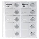 LINDNER Das Original Pagine Illustrate 2 Euro Monete Commemorative in: Serie  Stati federali della Germania : 2012/2013, Baviera/Baden-Württemberg