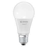 Ledvance Smart Lampadina LED Zigbee, Goccia, E27, 60 W Equivalenti, Luce Bianca Regolabile