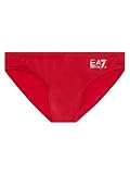 Emporio Armani EA7 Costume da Bagno Slip con Logo ASV (Rosso) 46