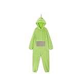 cutecool Pigiama Donna Invernale Teletubbies Adulto Onesie Pigiama Unisex Animale One-Piece Costume Cosplay Homewear Sleepwear Party-Verde-XL…