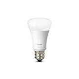 Philips Hue White and Color Ambiance Lampadina Smart LED, Attacco E27, Luce Bianca o Colorata, 9.5 W, Versione 2018