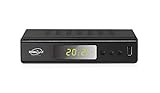Digiquest twin tuner rec - Decoder digitale terrestre,DVB-T2, Full HD - Small Edition - Funzione di videoregistratore, Nero