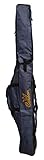 Carson - Fodero Porta Canne da Pesca Jeans con Tasca da 135 o 160 cm, Contiene 8-10 Canne Bolognesi, Fondo Rigido Antisfondamento, 2 Scomparti Materiale Resistente, Colore Jeans (F0900350)