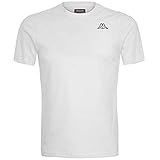 Kappa Logo CAFERS Slim, T-Shirt Uomo, Bianco, L