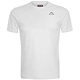 Kappa Logo CAFERS Slim, T-Shirt Uomo, Bianco, M