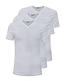 Liabel T-Shirt 2828-53 Uomo Scollo a V Caldo Cotone. Conf. 3pz. Bianco XL