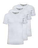 Liabel T-Shirt 2828-23 Girocollo Uomo Caldo Cotone. Conf. 3pz. Bianco L