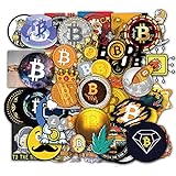 SetProducts Top Adesivi ! Lotto di 49 Adesivi Bitcoins - Stickers Vinili - Non Volgari i Alta qualità - Fashion, Bomb - Scrapbooking, Personalizzazione Computer, Valigie...