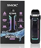 Smok IPX 80 Kit | originale Smok 80W Vape Kit costruito in batteria 3000mAh con 5.5ml RPM 2 Pod con maglia 0.16ohm DC 0.6Ω MTL Coil No Nicotine No Liquid