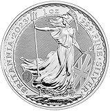 Moneta d argento 1 oncia, 2023, Monete d impianto, con capsula per monete, nuova (Britannia)