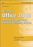 Microsoft Office 2010 - Home & Student und Home & Business Edition (bhv Taschenbuch)