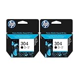 2 x nero HP cartucce di inchiostro per stampanti HP Deskjet 3720 – Genuine cartucce di inchiostro